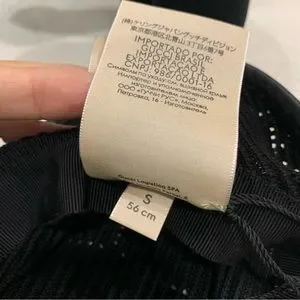 NWT Authentic Gucci Women\'s Malibu Leather-trimmed Crocheted Bucket Hat Black S Gucci | Accessories | Nwt Authentic Gucci Womens Malibu  main image 4